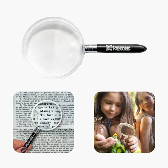 Handheld Magnifier with 3x Plastic Lens