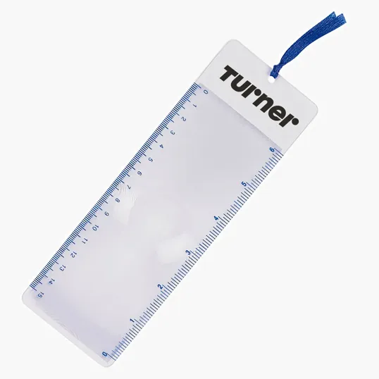 3-in-1 Bookmark with Magnifier and Ruler — view 2