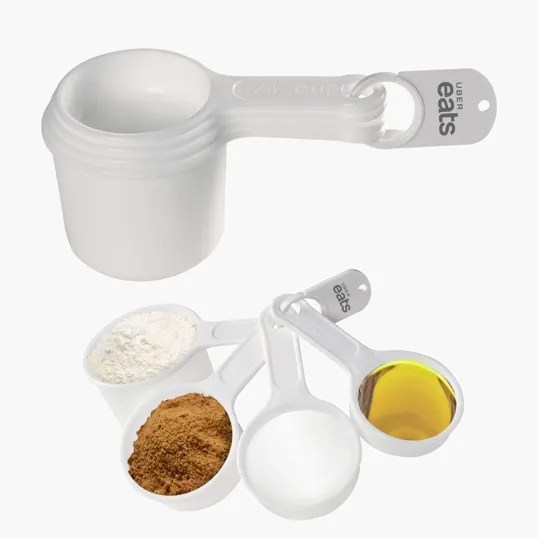 Measuring Cups, 5-Piece Plastic Set