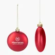 Flat Ornament, Shatter-Resistant Plastic