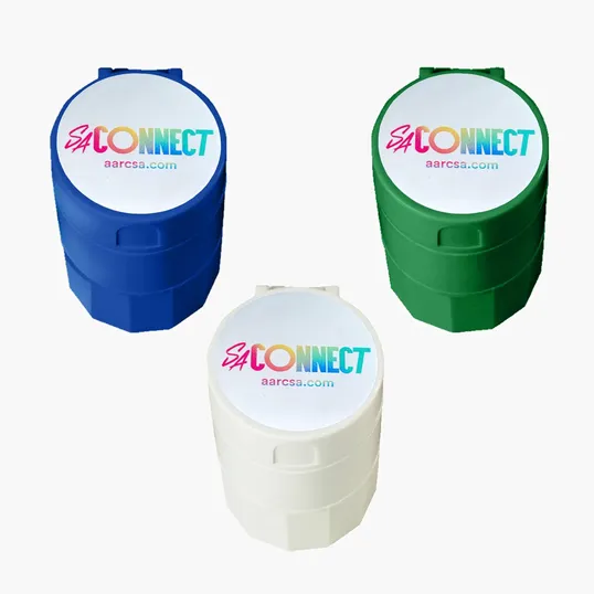 4-in-1 Pill Box with Water Cup, Cutter, and Crusher — view 5