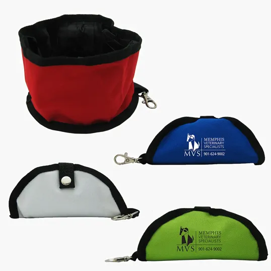 Folding Pet Bowl with Trigger Clip — view 5