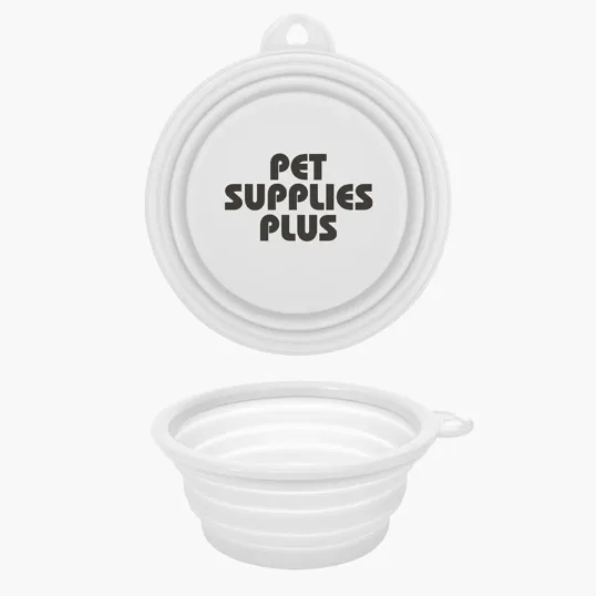 Collapsible Silicone Pet Bowl with Carabiner Hole — view 2