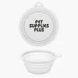 Collapsible Silicone Pet Bowl with Carabiner Hole — view 2