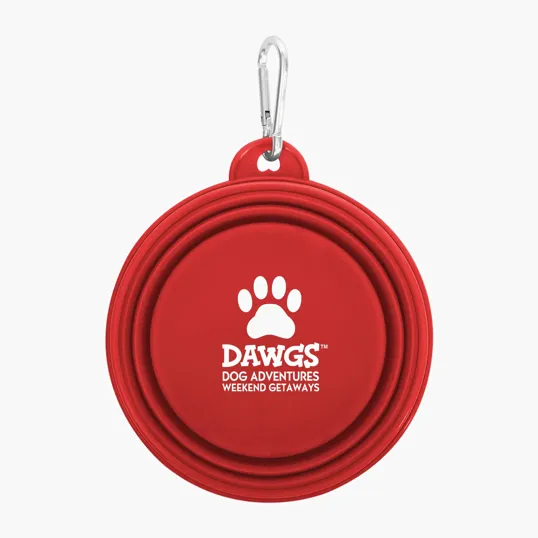 Collapsible Silicone Bowl with Carabiner