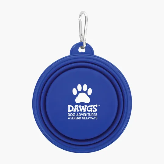 Collapsible Silicone Bowl with Carabiner — view 3
