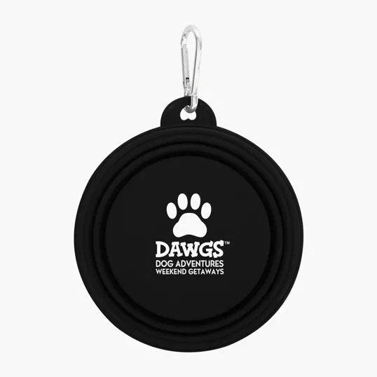 Collapsible Silicone Bowl with Carabiner — view 4
