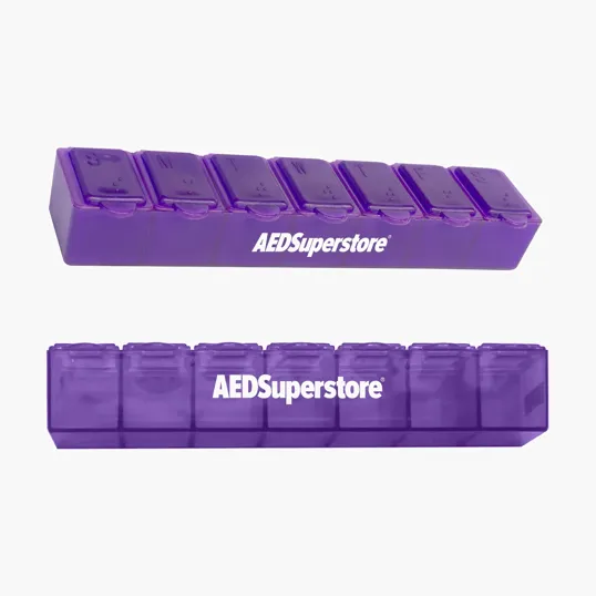 7 Day Pill Box with Braille Day Markers — view 6