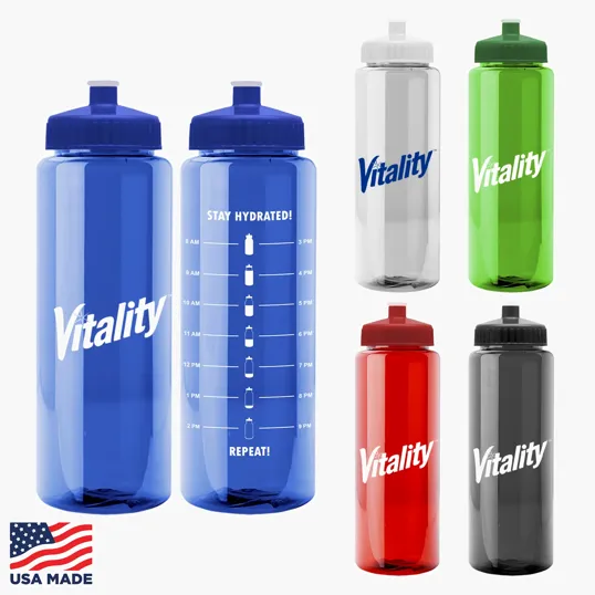 Encouragement Bottle, 32 oz Plastic Water Bottle — view 6
