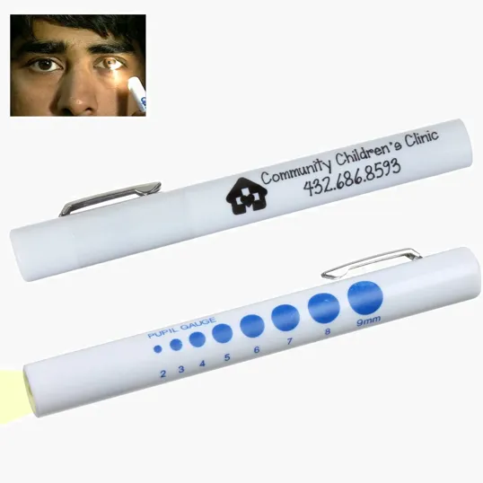 Pupil Gauge Penlight with Pocket Clip