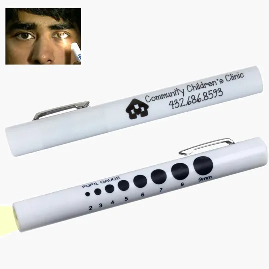 Pupil Gauge Penlight with Pocket Clip — view 2