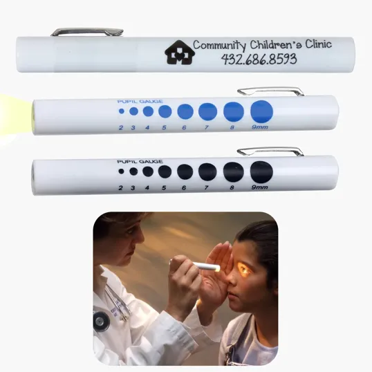 Pupil Gauge Penlight with Pocket Clip — view 3