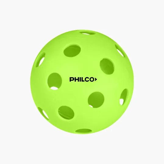 Indoor Pickleball with Flight-Control Holes