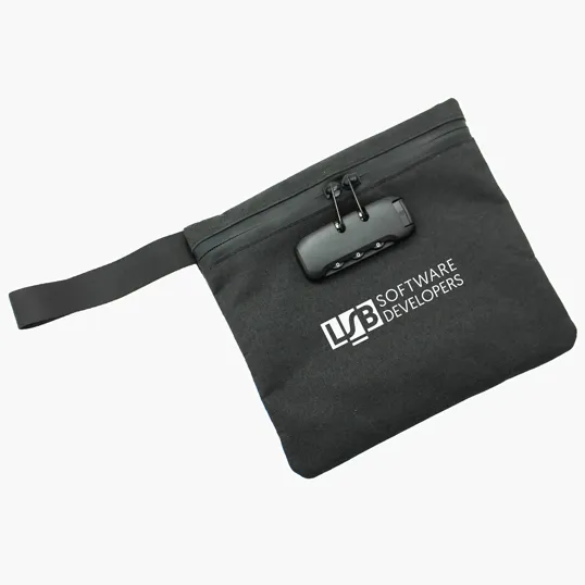 Locking Pouch with 3-Digit Combination Lock