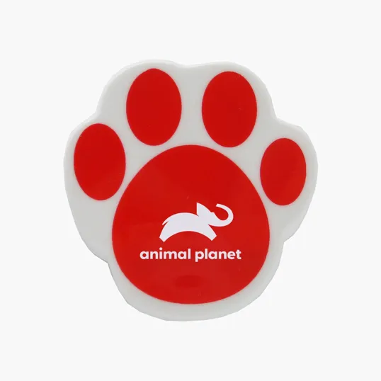 Paw Print Memo Clip with Magnet