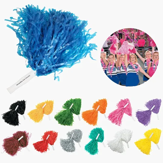 Rally Pom Poms with Baton Handle — view 12