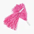 Rally Pom Poms with Baton Handle