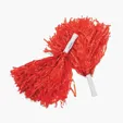 Rally Pom Poms with Baton Handle — view 2
