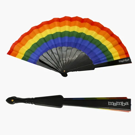 Rainbow Accordion Fan