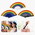 Rainbow Accordion Fan — view 4