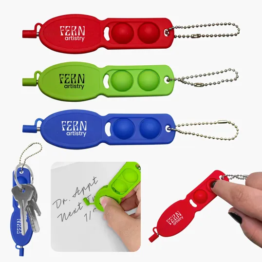 Popper Pen Keychain — view 3