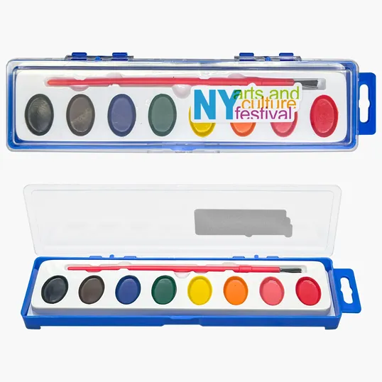 Watercolor Paint Set with 8 Colors and Brush — view 2