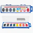 Watercolor Paint Set with 8 Colors and Brush — view 2
