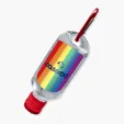 Pride Sanitizer with Carabiner, 1.8 oz