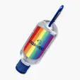 Pride Sanitizer with Carabiner, 1.8 oz — view 3