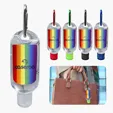 Pride Sanitizer with Carabiner, 1.8 oz — view 6