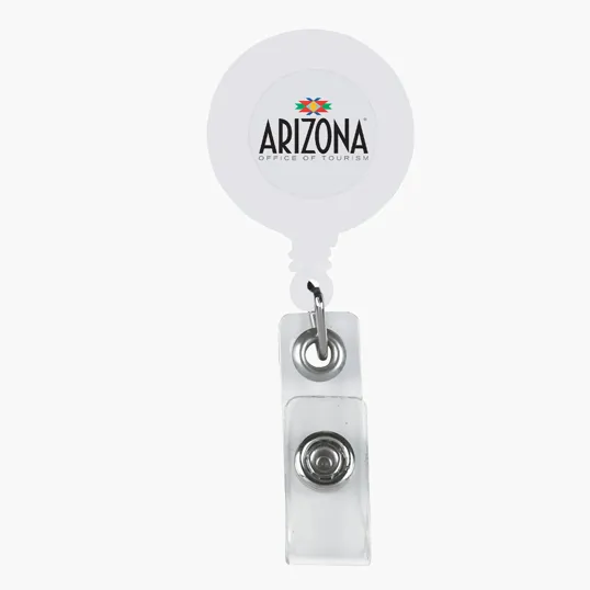 Badge Holder with Retractable Cord and Slide Pocket Clip — view 4