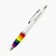Rainbow Grip Click Pen with Pocket Clip — view 2