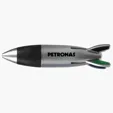 Rocket Pen, 4-Color Click Pen — view 2