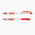 Ribbon Grip Click Pen with Pocket Clip — view 2