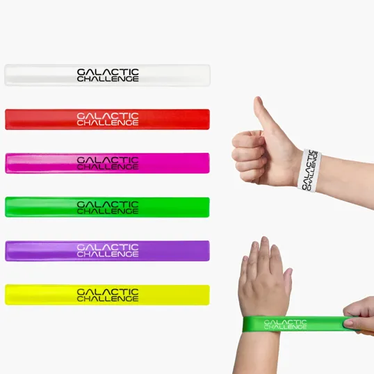 Matte Slap Bracelet Vinyl Wristband — view 4