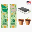 Plantable Bookmark with Seed Paper Leaf