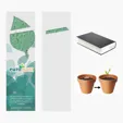 Plantable Bookmark with Seed Paper Leaf — view 4