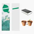 Plantable Bookmark with Seed Paper Leaf — view 5