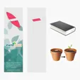 Plantable Bookmark with Seed Paper Leaf — view 11