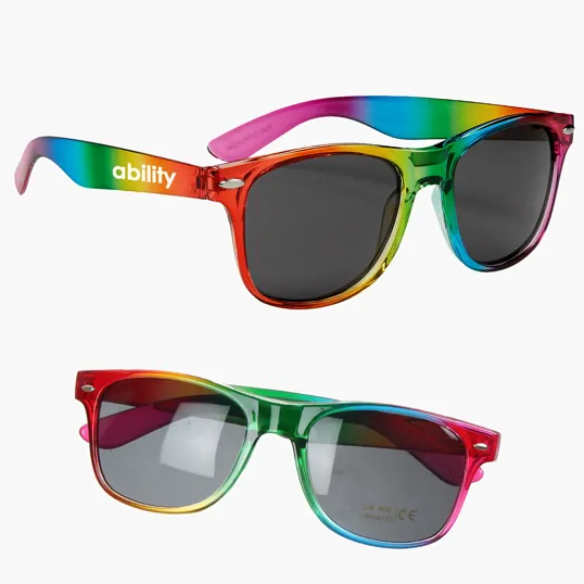 Rainbow Ombre Sunglasses with UV400 Lenses
