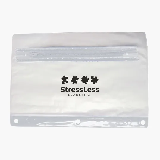 School Pouch with Zippered Closure and Binder Holes — view 5