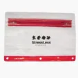 School Pouch with Zippered Closure and Binder Holes