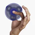 Fidget Spinner with Low Friction Bearings — view 11