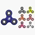 Fidget Spinner with Low Friction Bearings — view 9