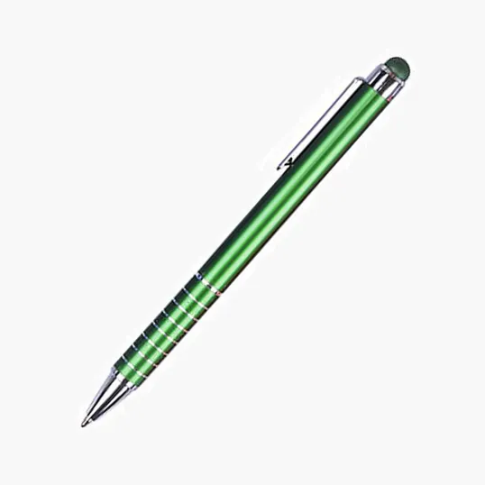 Metal Stylus Pen with Twist-Action Ballpoint — view 3