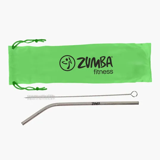 3pc Straw Kit with Cleaning Brush — view 2
