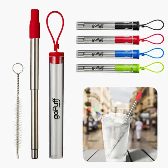 Collapsible Straw Set with Carrying Case — view 5