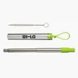 Collapsible Straw Set with Carrying Case — view 2