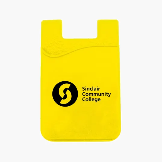 Silicone Phone Wallet with Adhesive Backing — view 4