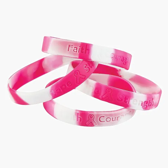 Awareness Bracelet with Debossed Sayings